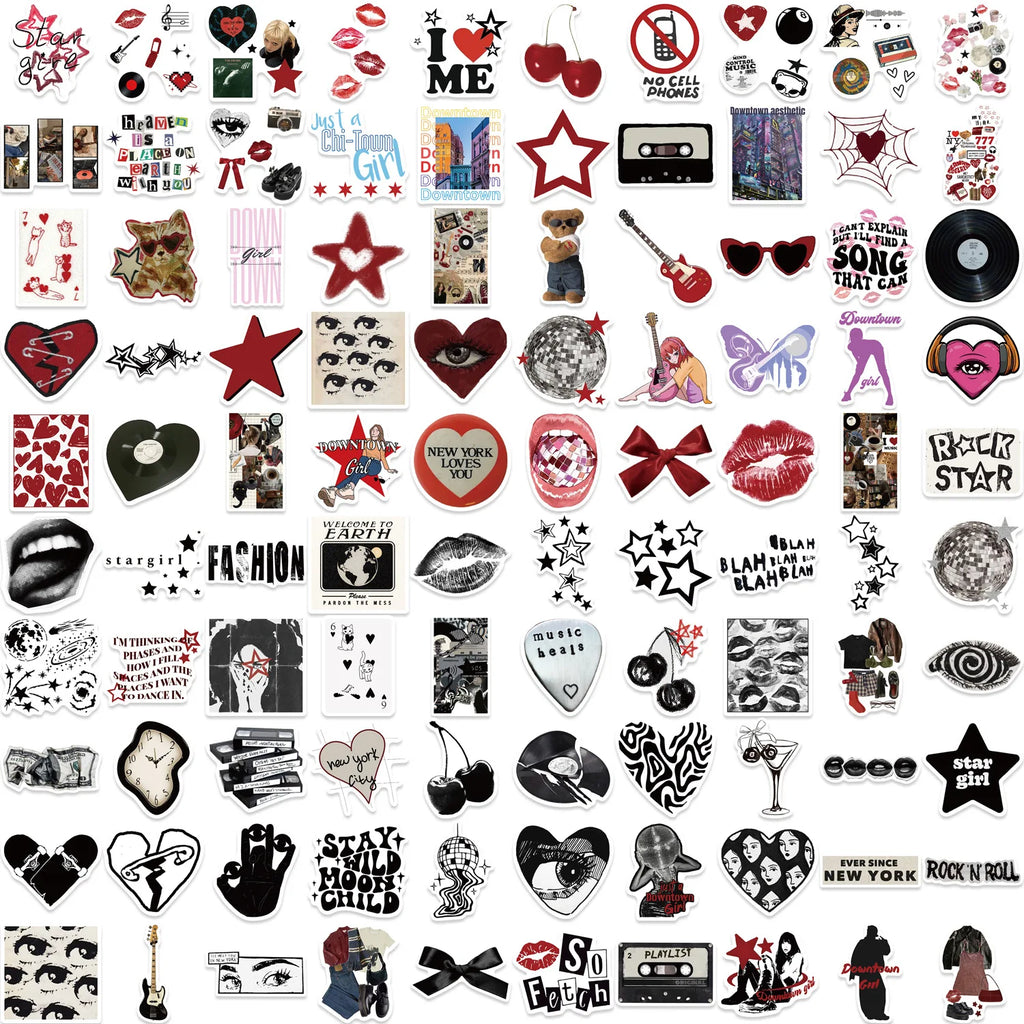 Downtown Y2K stickers