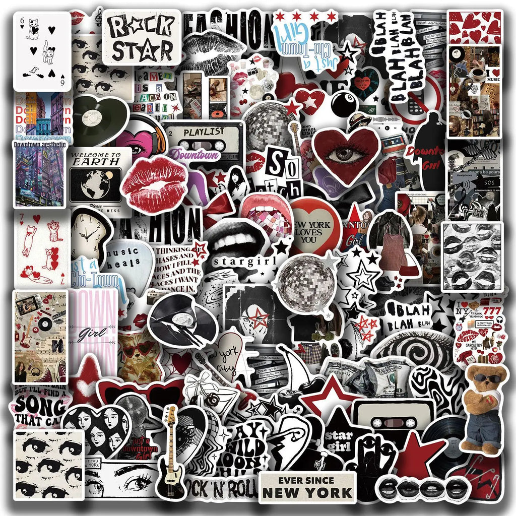 Downtown Y2K stickers